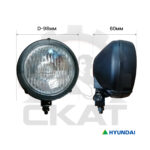 Фара передняя Hyundai 15D-7E, 20L-7SA, 33D-9E