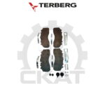 Колодки тормозные Terberg RT222 (компл. 4шт)