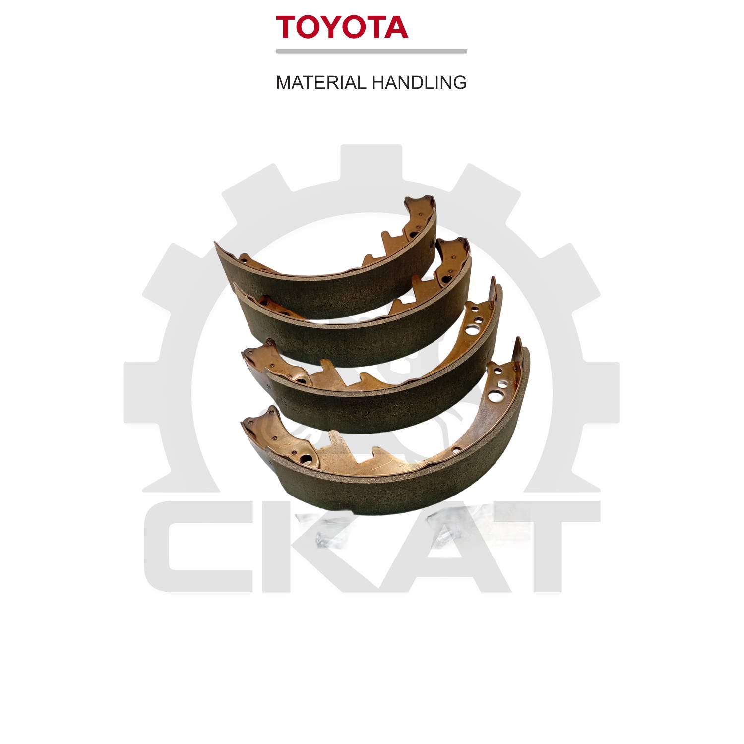 Колодки тормозные Toyota 7-8FD/FG15-20 (компл. 4шт)