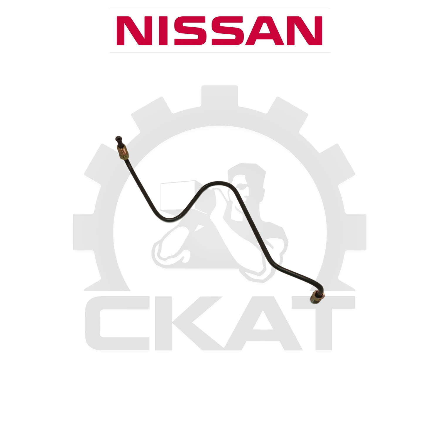Трубка тормозная Nissan A10-35U, левая М10хМ10