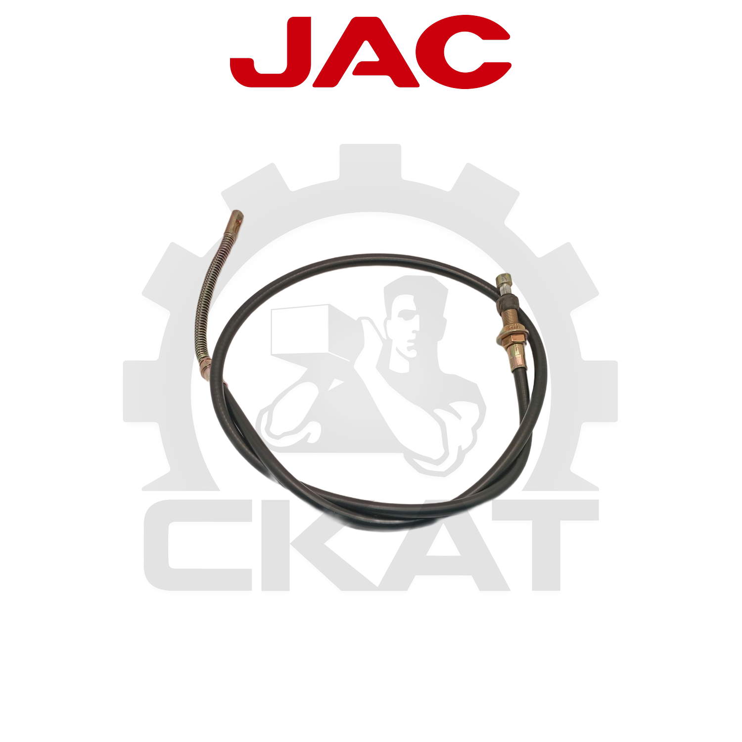 Трос тормоза стояночного JAC CPCD/CPQD20-30, левый 1370мм