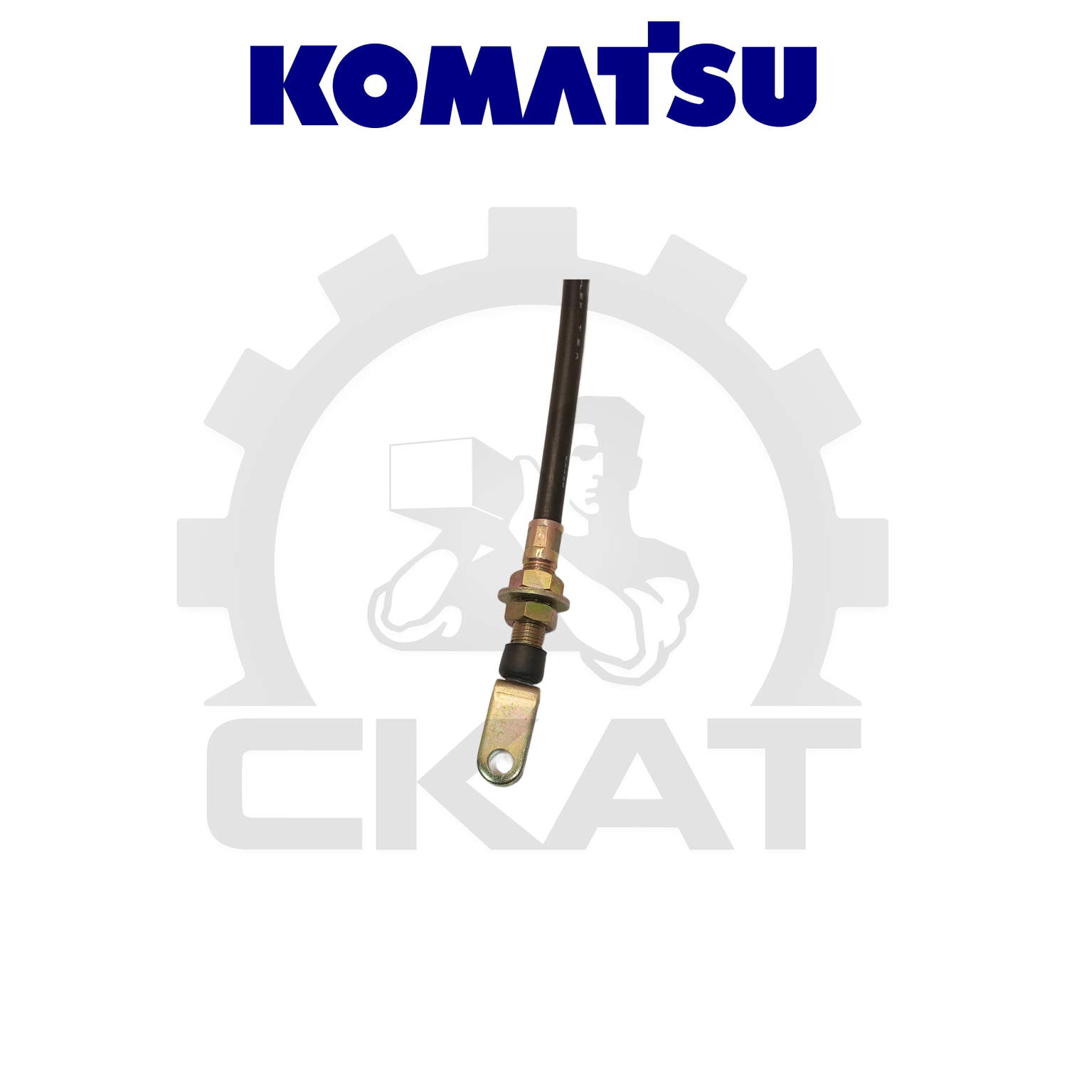 Трос тормоза стояночного Komatsu FD/FG30-35, левый 1190мм