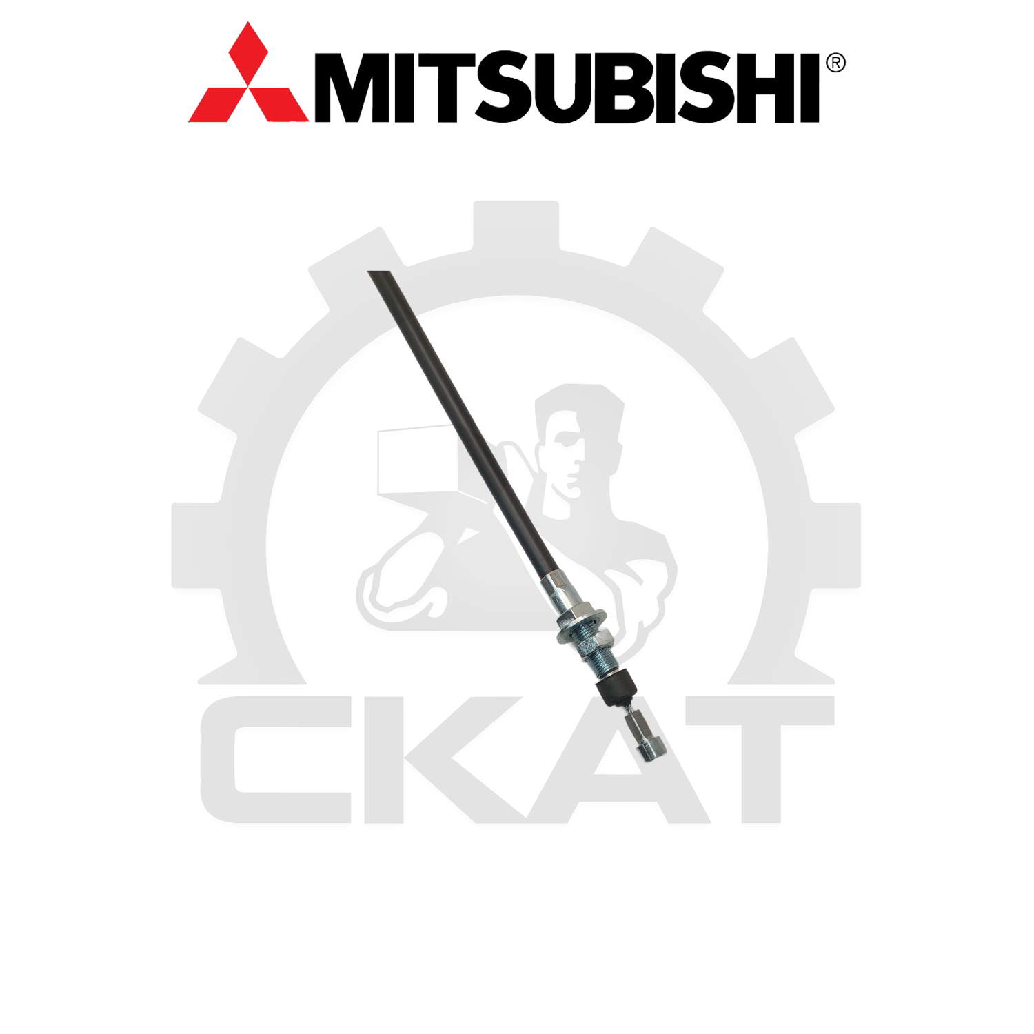 Трос тормоза стояночного Mitsubishi FD/FG15-20, правый 1630мм