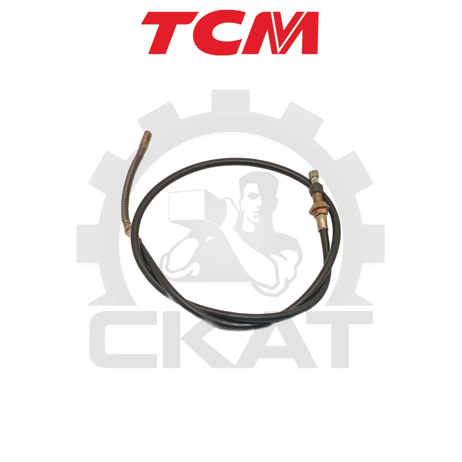 Трос тормоза стояночного TCM FD/FG20-30, левый 1370мм