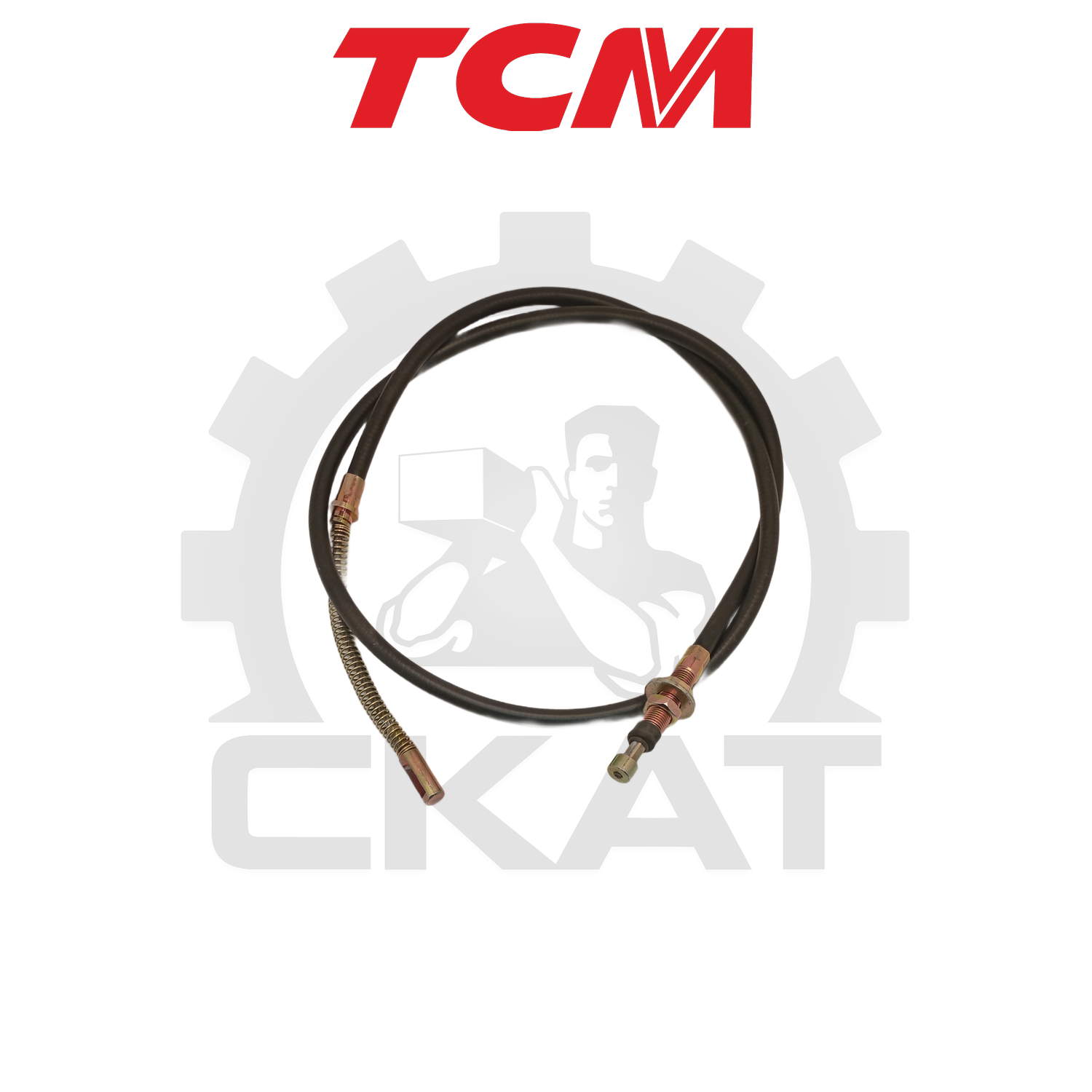 Трос тормоза стояночного TCM FD/FG20-35, FB30-35, левый 1500мм