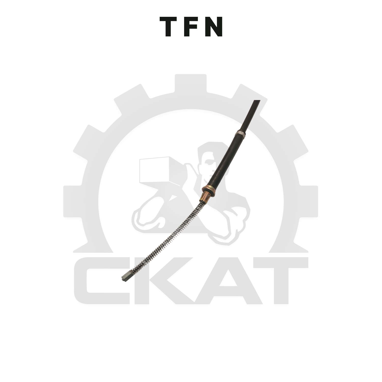 Трос тормоза стояночного TFN CPCD/CPQD15-18, левый 1350мм