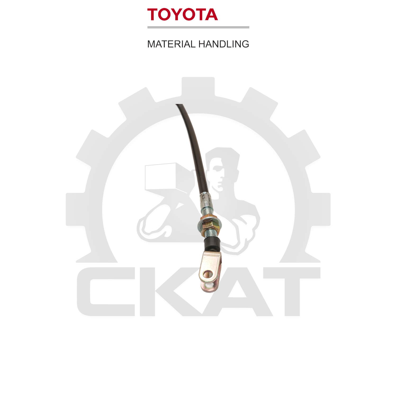 Трос тормоза стояночного Toyota 7-8FD/FG20-30, левый 1190мм