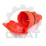 Пробка банки АКБ 69,5 мм с логотипом Sunlight оранжевая