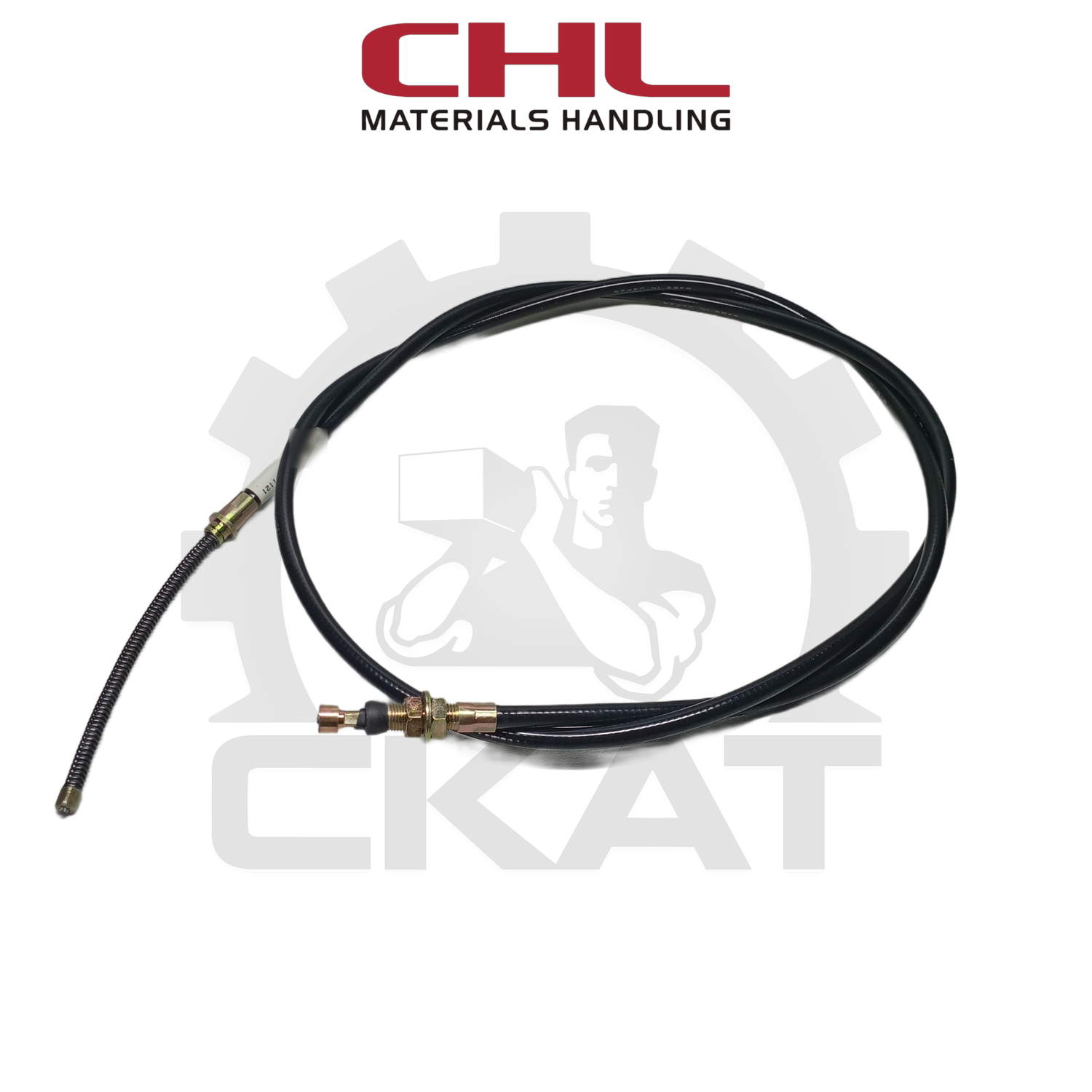 Трос тормоза стояночного CHL CPCD/CPQD20-25, CPD20-25, правый 2110мм