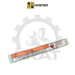 Лейбл предупреждающий мачта погрузчика "Держите руки свободными от грузоподьемной рамы"