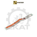 Лейбл предупреждающий мачта погрузчика "Держите руки свободными от грузоподьемной рамы"