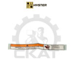 Лейбл предупреждающий мачта погрузчика "Держите руки свободными от грузоподьемной рамы"