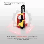 Сигнализация световая границ безопасности "Красная линия" для ричтраков