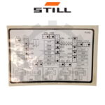 Стикер на блок предохранителей Still R70, EGV10 133*90мм