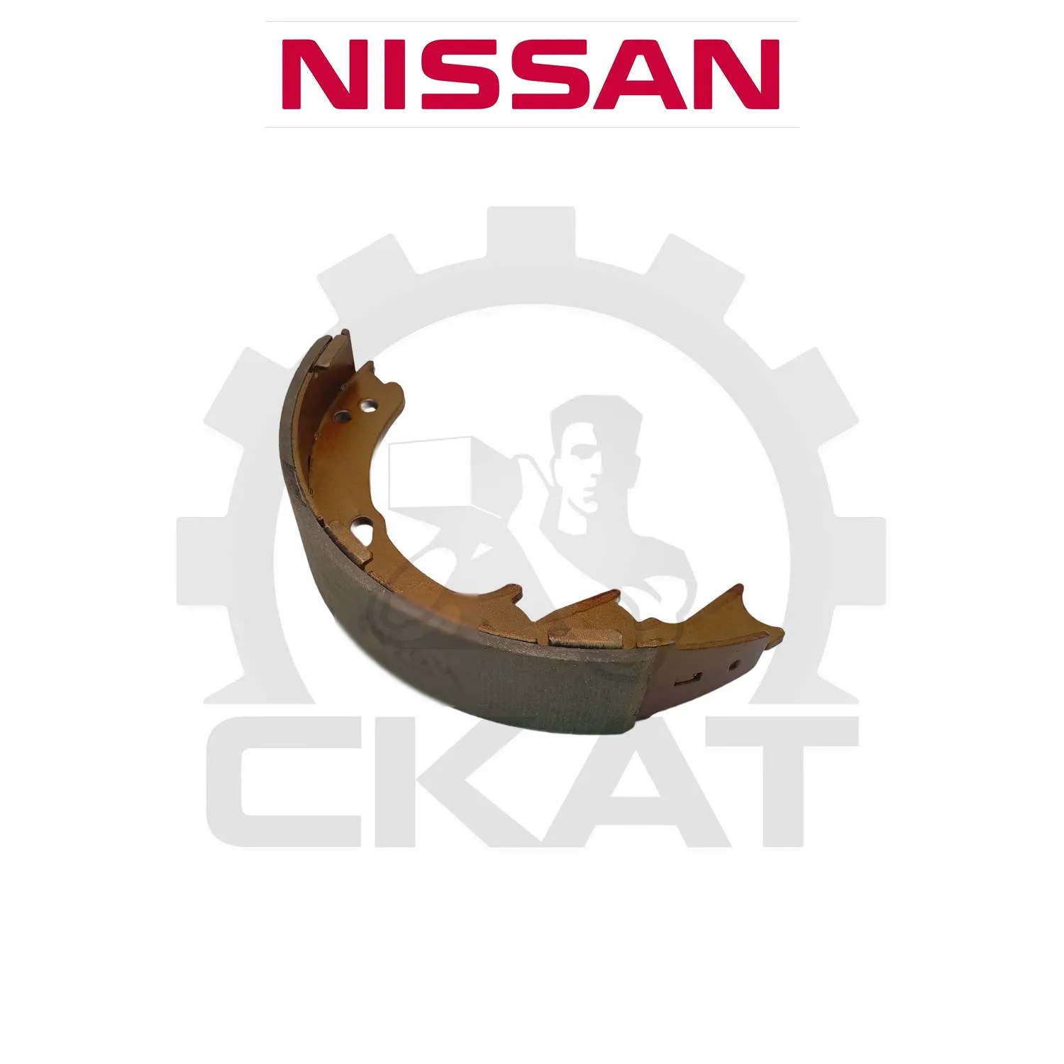 Колодка тормозная Nissan FD/FG20-30, FB20-30 (1шт)
