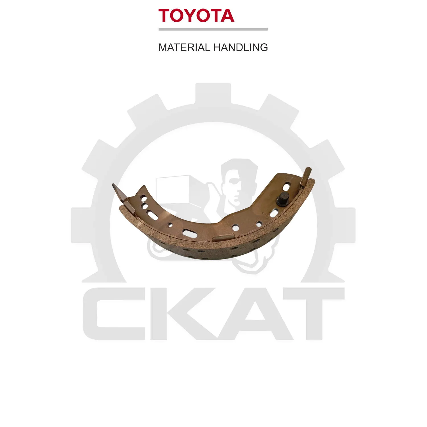 Колодка тормозная Toyota 7-8FD35-50, 7-8FG35-50 (1шт)