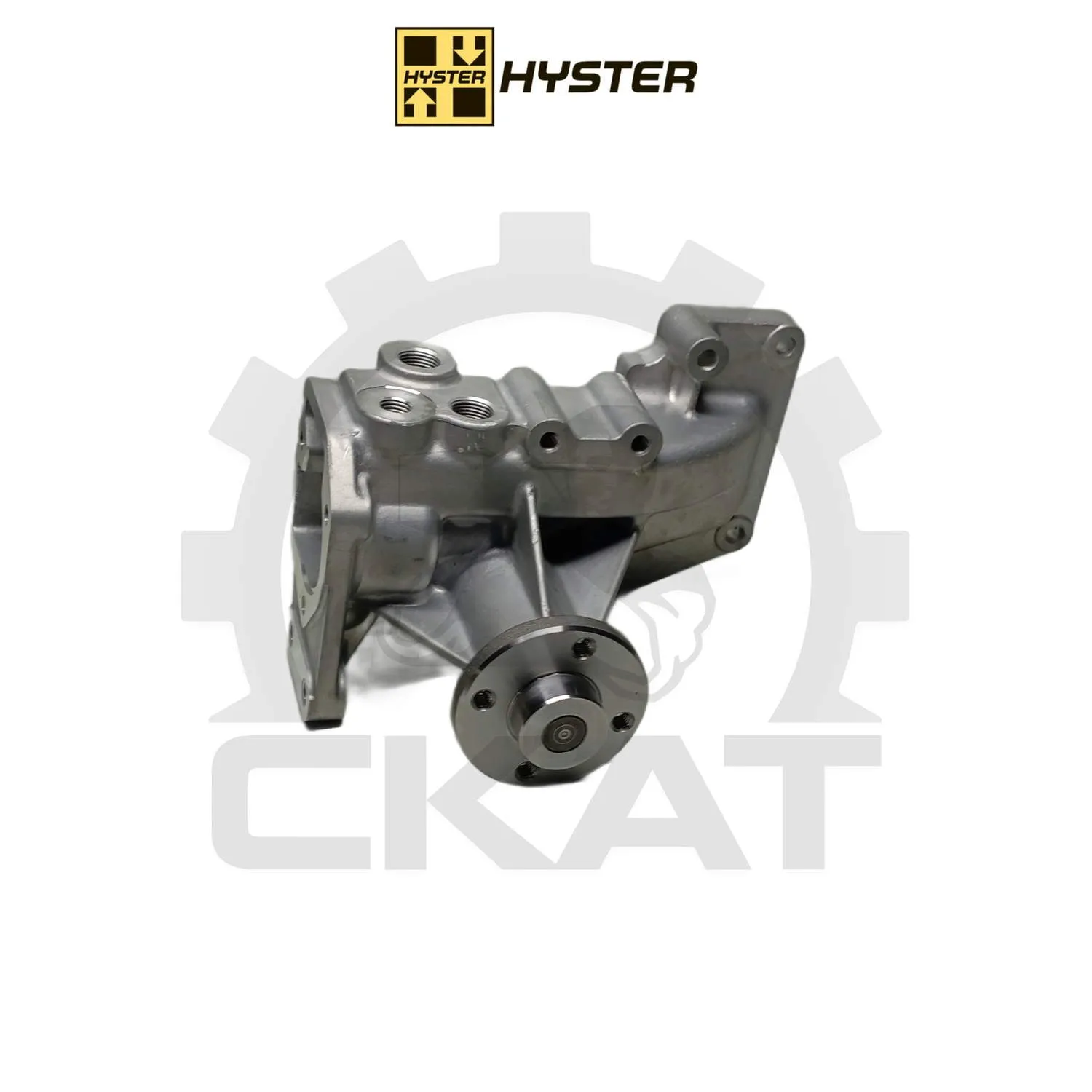 Корпус термостата системы охлаждения двигателя Hyster H4.0-9.00FT, S6.00-7.00FT со шкивом крыльчатки вентилятора