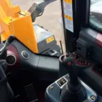 Наклейка-инструкция для рукояти управления Hyster RS45, 70х100мм На клейкой основе