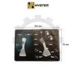 Наклейка-инструкция для рукояти управления Hyster RS45, 70х100мм На клейкой основе