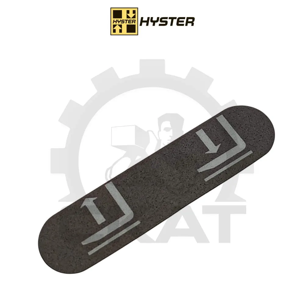 Наклейка правая на переключатель рукояти управления Hyster P1.3-3.0, S1.00-1.60