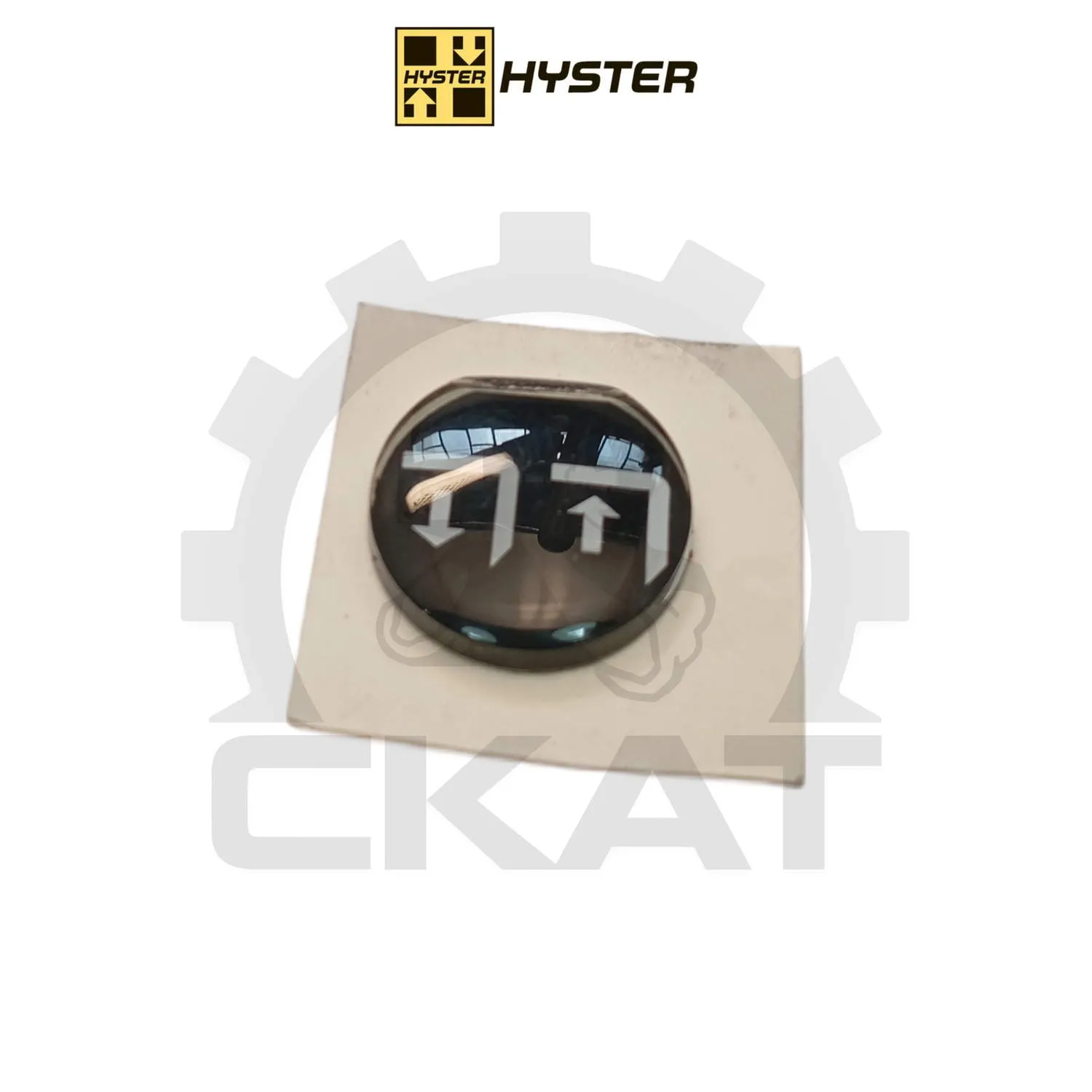 Наклейка ручки рычага гидрораспределителя выдвижения вил Hyster H1.60-5.5FT