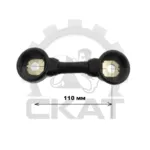 Перемычка АКБ гибкая 35x110 с заглушками