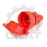 Пробка банки АКБ 69,5 мм с логотипом Sunlight оранжевая