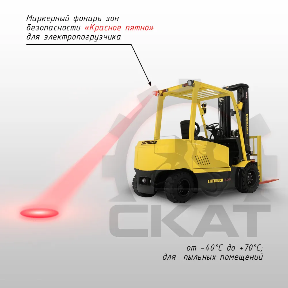 Сигнализация световая предупреждающая  "Красное пятно"