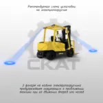 Сигнализация световая предупреждающая  "Синее пятно"