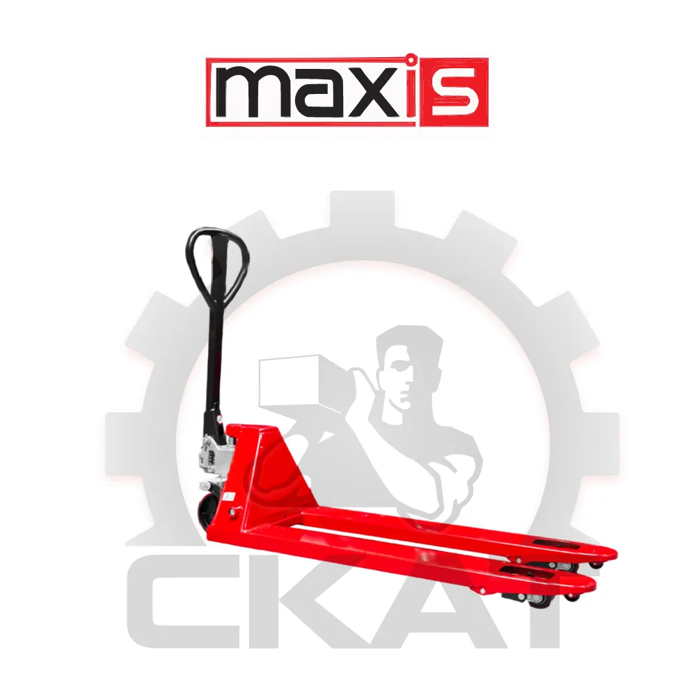 Тележка гидравлическая Maxis HP2.5 (г/п 2.5тн, удлиненные вилы 2 500 мм, колеса полиуретан двойные)