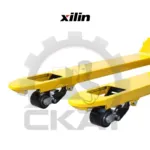 Тележка гидравлическая Xilin BF1000 (г/п 1тн, удлиненные вилы 2400 мм, колеса полиуретан двойные)