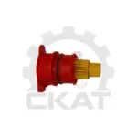 Пробка банки АКБ 69,5 мм с логотипом Zodiac красная