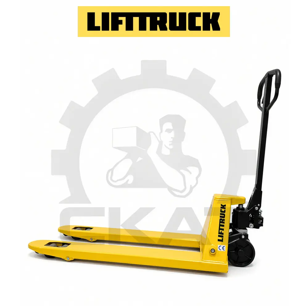 Гидравлическая тележка LIFTTRUCK PM2.5 (г/п 2500 кг, вилы 1150 мм) стандартная, двойные полиуретановые колеса Гидравлическая тележка LIFTTRUCK PM2.5 (г/п 2500 кг, вилы 1150 мм) стандартная, двойные полиуретановые колеса | PM