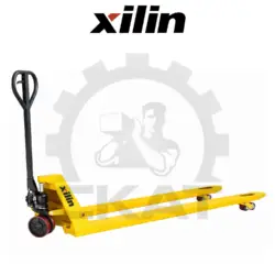 Гидравлическая тележка Xilin BF2000 (г/п 2000 кг, вилы 1500 мм) длинновильная, двойные полиуретановые колеса