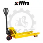 Гидравлическая тележка Xilin DF2500 (г/п 2500 кг, вилы 800 мм) коротковильная, двойные полиуретановые колеса | DF-III
