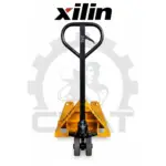 Гидравлическая тележка Xilin DF2500 (г/п 2500 кг, вилы 800 мм) коротковильная, двойные полиуретановые колеса | 2500