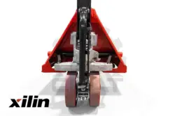 Гидравлическая тележка Xilin HP2.5MA (г/п 2500 кг, вилы 1150 мм) с тормозом, двойные полиуретановые колеса