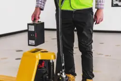 Самоходная электрическая тележка (рохля) li-ion 48В/15Ач LIFTTRUCK EPT15H с дополнительной АКБ